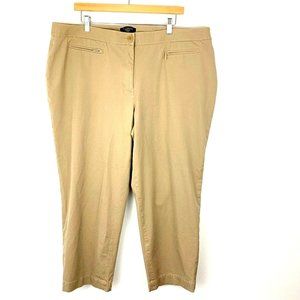 Talbots Tan Ankle Pants